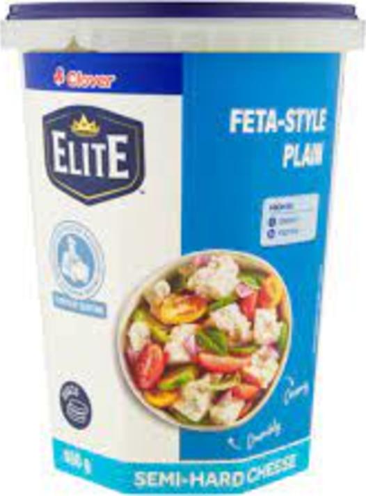 Clover Traditional Plain Feta Cheese 400g